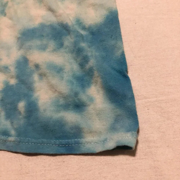 Demon Slayer Inosuke Anime Blue Tie Dye Tshirt Womens Size Small Shirt - Picture 7 of 15
